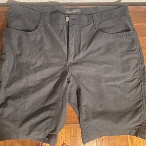 Purchased thinking it was First Accent. These shorts are Eddie Bauer TRAVEX